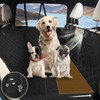 L'AGRATY Dog Car Seat Cover: Waterproof Back Seat Extender for