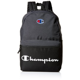 Champion unisex adult Manuscript Backpacks, Black, One Size US
