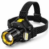 Rechargeable LED Headlamp for Outdoor Use – Motion Sensor Zoomable