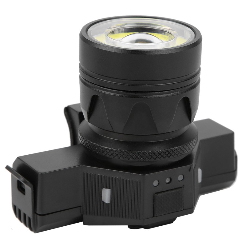 Bicycle Zoom Aluminium Alloy Headlight Detachable Bike Cycling Warning Light