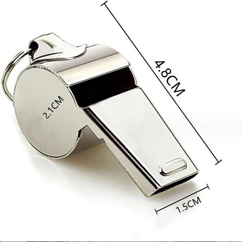 Whistle for Coaches 6 pcs, Stainless Steel Whistles for Teachers
