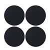 Zikefest 4PCS Car Cup Holder Coasters, Silicone Anti-Slip Insert Coasters,
