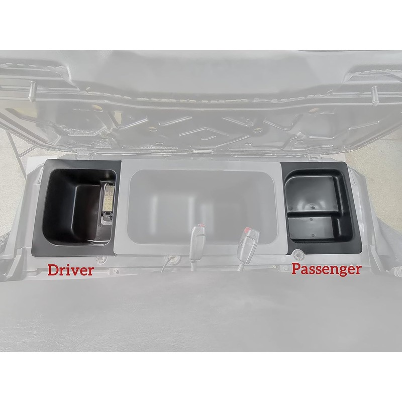 LDETXY Left & Right Under Seat Storage Box for Polaris