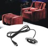 LED Backlight 2 Button Electric Sofa Hand Control Switch Sofa