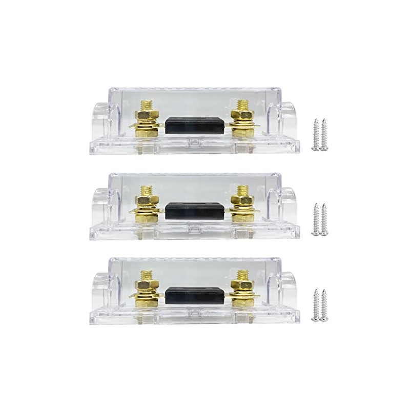 irhapsody 200 AMP ANL Fuse Holder Kit, 3 Pack