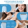 Scttomon 3-in-1 Electric Razor IPX7 Waterproof Bikini Trimmer Wet &