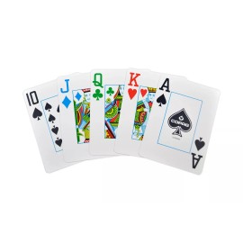 COPAG Legacy -Red/Blue - Super Index - 4 Color Bridge Playing Cards