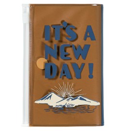 Greeting Life CBZ-55 Chalk Boy Sorting Pouch, Stationery Storage, Mountain Brown