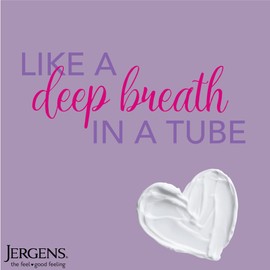 Jergens Lavender Hand and Body Lotion for Dry to Extremely Dry Skin, Body Butter with Essential Oils, Refreshes, Softens, and Soothes Skin, Moisturizer for Women & Men, 7 Oz