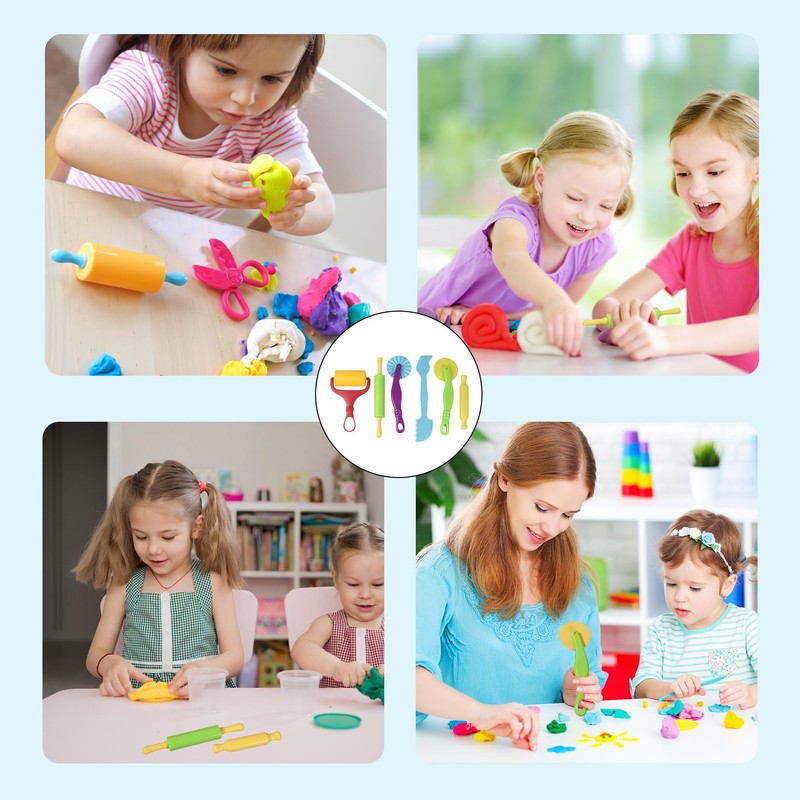 6-Piece Kneading Accessory Set with Robust Kneading Tools, Kneading Accessories