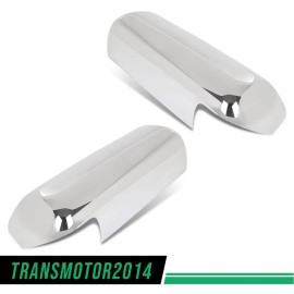 transmotor2014 Fit For 2013-2023 Peterbilt 579 Door Mirror Cover Caps Set LH + RH Replacement