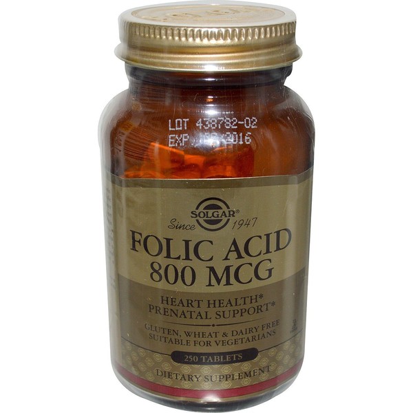 Folic Acid 800mcg 250 Tab 3-Pack