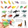 36pcs Ocean Animal Toys – 2-4” Rubber Sea Creatures for