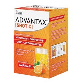 Shot C, Vitaminas Complejo B + Vitamina C Efervescente, Energía y Antioxidantes