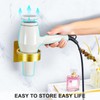YAYINLI Hair Dryer Holder Wall Mount, Blow Dryer Holder Wall,