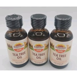 Sundown tea tree oil. Factory Sealed New. EXPIRED on 10/2023. Lot of Three (3).