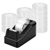 JEFURE Desktop Tape Dispenser, Lightweight Tape Holder with 12 Rolls