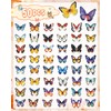 100pcs Butterfly Stickers Pack, Moth Stickers Pack, Insect Sticker for