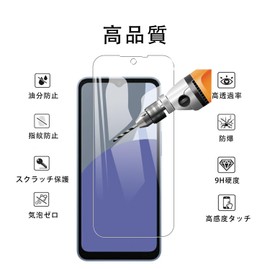 Compatible Aquos Wish5 5G Glass Films Aquos wish 5 SH-52F Protective Films with Guide Frame (Includes 2 Glass Films + 2 Lens Protection Films + 1 Guide Frame) Domestic Asahi Glass Material, Aquos Wish