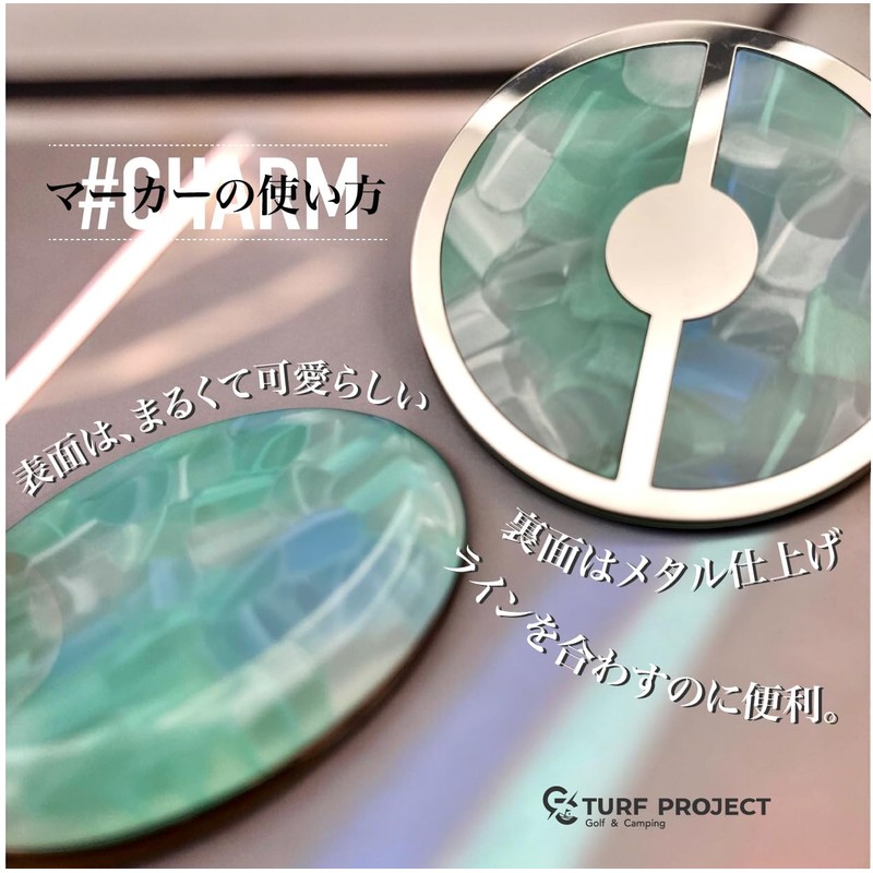 Golf Marker [Acetate Marker Looks Great on Hat and Grass]