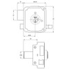 IFAM CS126 High Security Cylinder Lock with Cylinder on Both