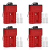Uddick 4PCS 50A 6-10 Gauge Battery Cable Quick Connect/Disconnect Connector