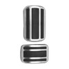 2pcs Accelerator Pedal Brake Footrest Pad Aluminum Alloy Replacement for