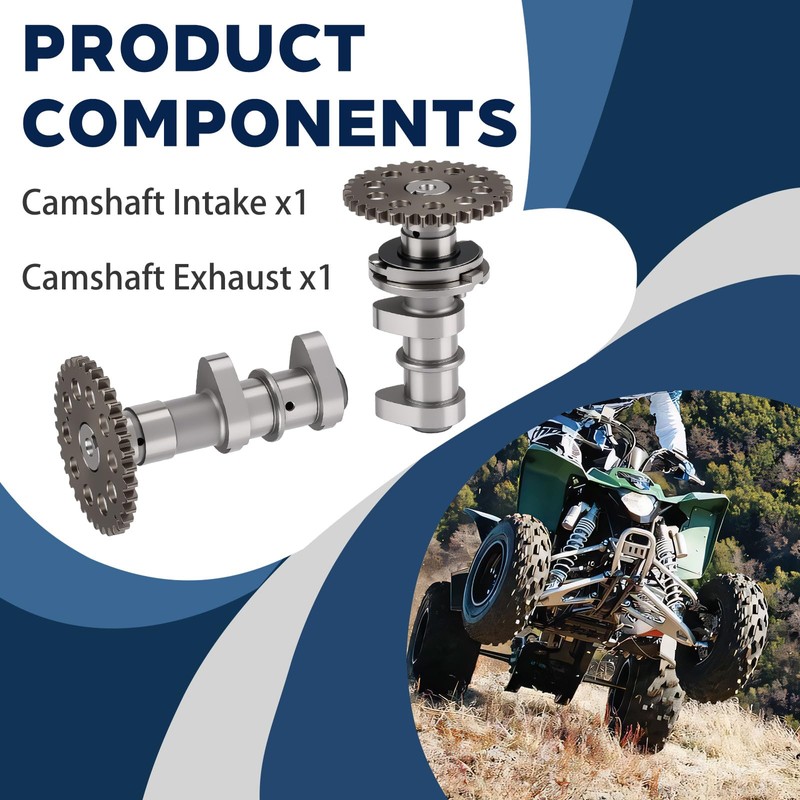 Intake & Exhaust Timing Camshaft for Suzuki QuadSport 400 Z