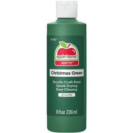 Apple Barrel Acrylic Paint in Assorted Colors (8 oz), 20429 Christmas Green- (Pack of 1)