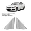 2 Pcs Car Door Speaker Cover Trim Stickers Aluminium Alloy