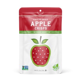 Nature’s Turn Freeze-Dried Fruit Snacks, Apple Crisps, Pack of 6 (1.2 oz Each)