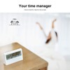 Goshyda LED Alarm Clock, Clear LED Display Large Number Alarm