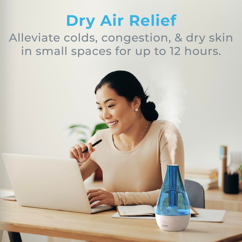 Pure Enrichment MistAire Studio Ultrasonic Cool Mist Humidifier - Small