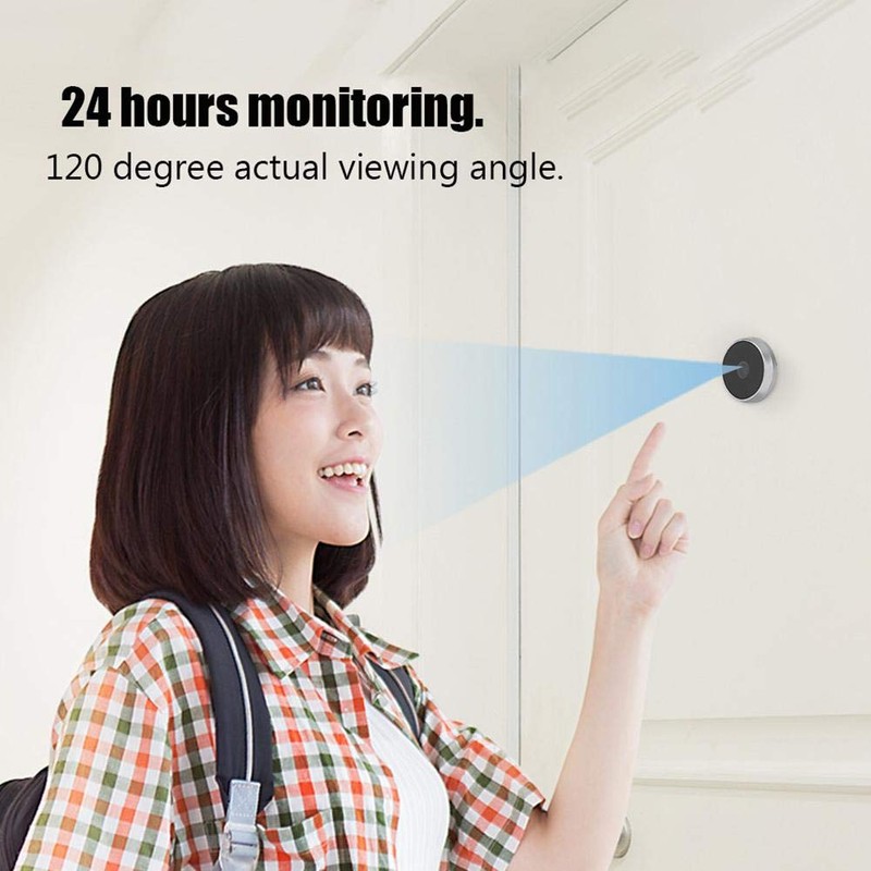 Nikou 3.5 Inch LCD Door Electronic Peephole Camera, 120 Degree