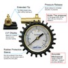 GODESON Presta Valve Tire Pressure Gauge 0-160 PSI/11 Bar