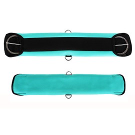 CHALLENGER 36" Horse Soft Padded Neoprene Turquoise Western Riding Saddle Cinch 9719-36