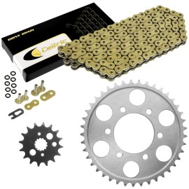 Kawasaki Golden O-Ring Drive Chain & Sprockets Kit for Kawasaki ZX900 Ninja ZX9R 1998-01