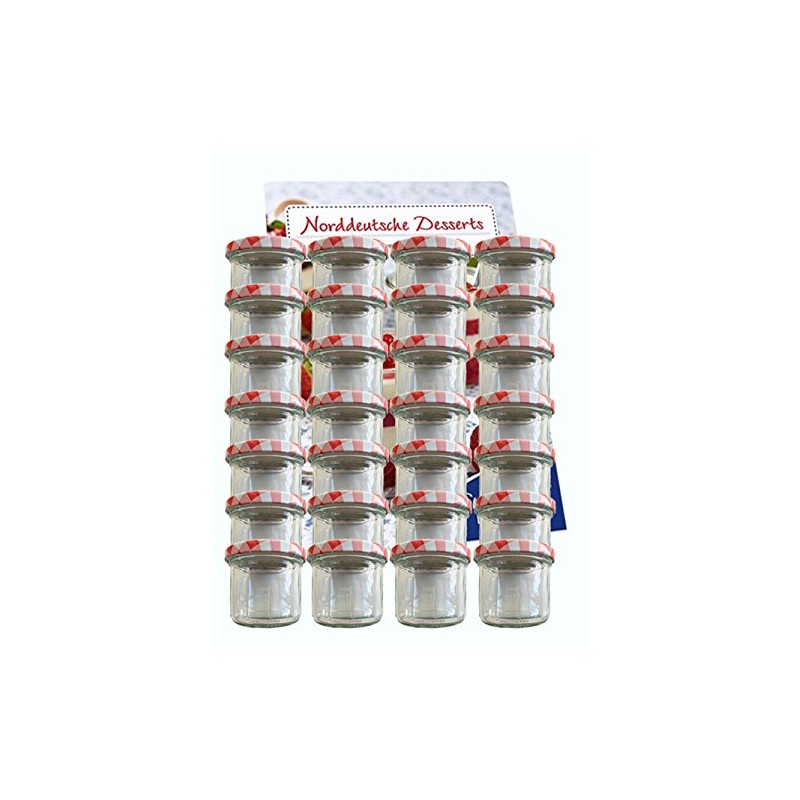 Vitrea Preserving Jars with Screw Lids - 125 ml Glass/Metal