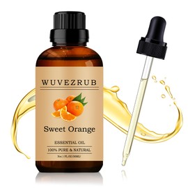 Wuvezrub Sweet Orange Essential Oil 30ML - 100% Pure and Natural Oils for Aromatherapy Diffuser - 1 Fl Oz/Sweet Orange