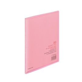 Kokuyo File Clear Book, Carryall, Fixed Type, B5, 20 Pockets, Pink, La - 5P