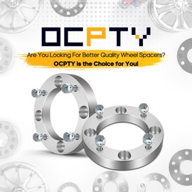 OCPTY 2PCS 1 inch Wheel Spacers 4 Lug 4x137mm to 4x137mm 110mm fits for Bayou 300 400 for Mule 500 100 for Mule 500 520 550 600 with 10x1.25 Studs wheel spacers