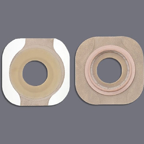 BX/5 NEW IMAGE FLEXTEND Flange 2-1/4" Barrier, Stoma Opening 1-3/8" PRE-Cut with Tape Border