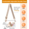 Clear Bag for Women Stadium Approved, Clear Purses, Clear Messenger