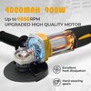 RhovixStar Brushless Angle Grinder Cordless, 3/8 Inch Battery Grinder Power