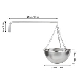 Vindar Sauna Oil Cup Sauna Aromatherapy Oil Holder Essential Oil Fragrance Diffuser Bowl for Sauna and Spa