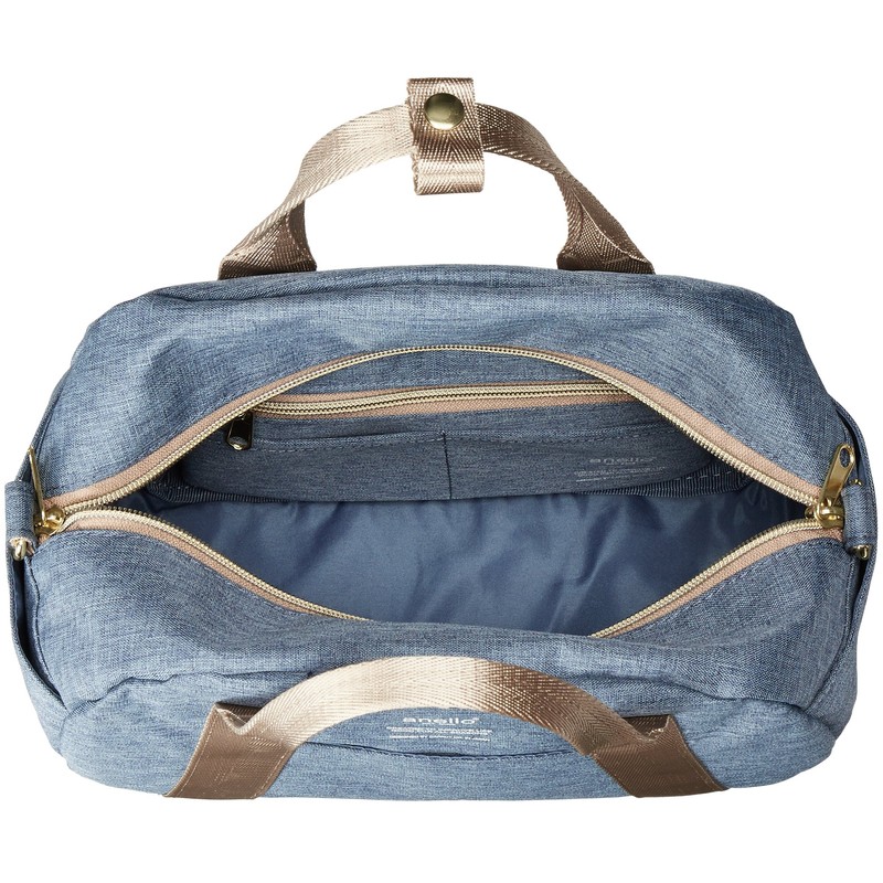 Anello CHUBBY AT-C1835 Mini Boston Shoulder Bag, 10 Pockets, blue