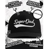 tshirtladen Super Dad Cap Embroidered - Snapback with Embroidery for