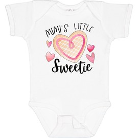 inktastic Mimi's Little Sweetie with Heart Cookie Baby Bodysuit Newborn 0020 White 3a239