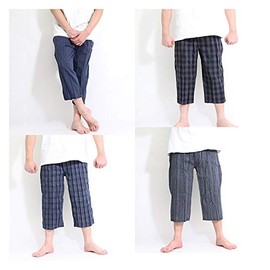 Vantann Suteko with Pockets, Set of 3, Classic Patterns, Assorted Colors, 3-Piece Set, Suteteko, Men's, 100% Cotton, Pockets, 3 classic patterns