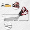 Detachable Pizza Scissors Pizza Cutter with Sharp Stainless Steel Blade